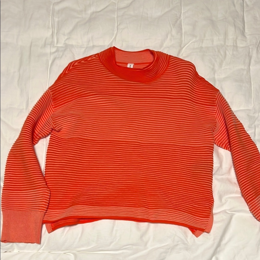 Striped Orange Sweater